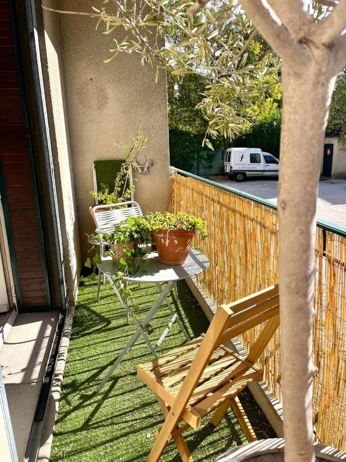 Bel Appartement Lumineux Et Calme A 10Min A Pied Du Centre Aix Avec Parking Et Air Conditionne Aix-en-Provence Eksteriør bilde